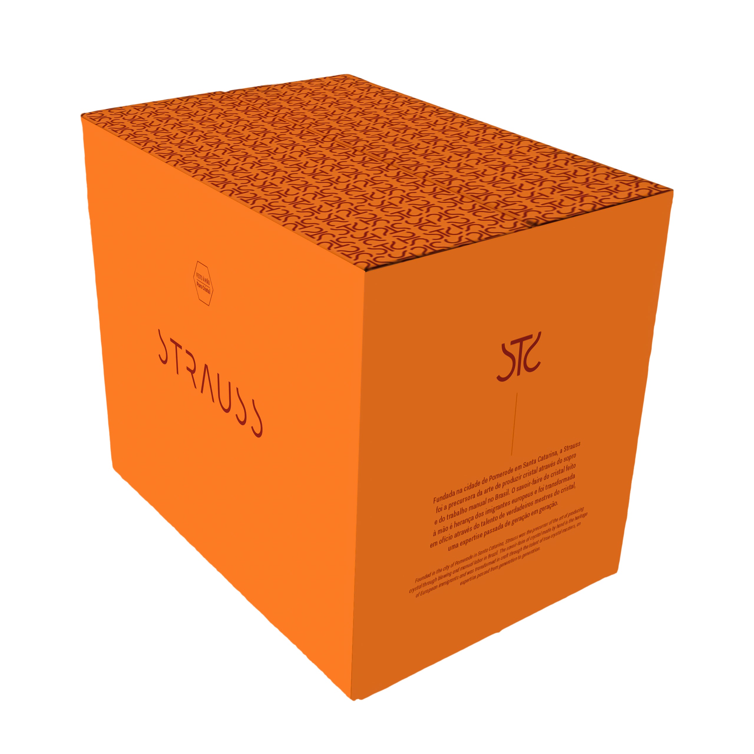JOGO DE 6 TAÇAS DE CRISTAL OFICIAL ESPUMANTE BRASILEIRO 190ML STRAUSS